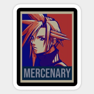 The Mercenary Poster Sticker